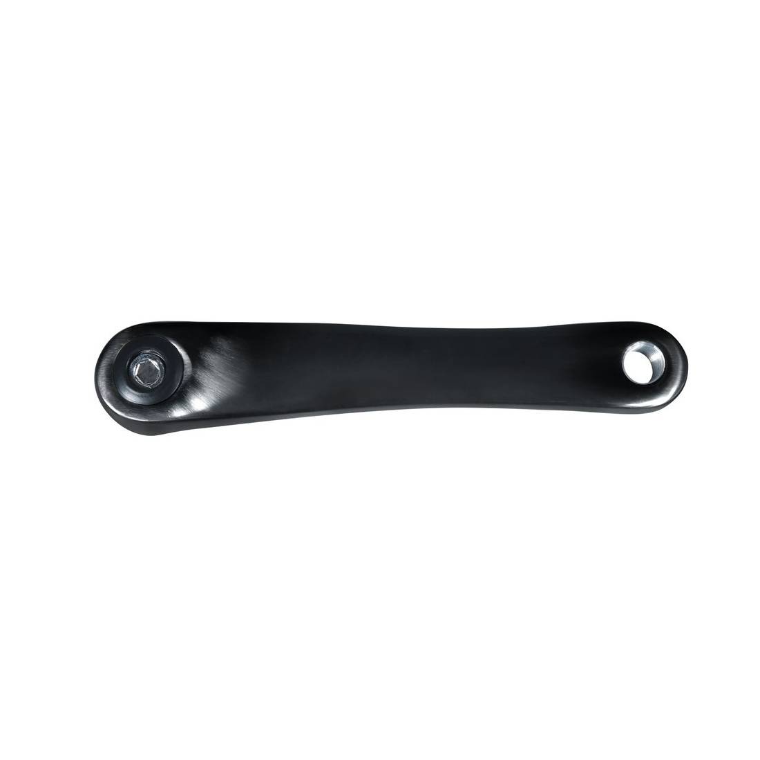 Kurbel Rock links, 170mm lg. Alu, schwarz 4-kant, schwarz