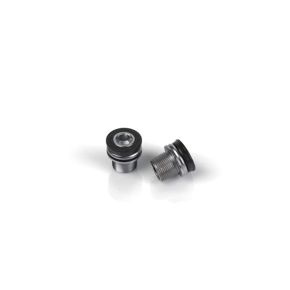 XLC Kurbelschraubenset M15 Bosch Active/Performance, schwarz/silber (1 Set)