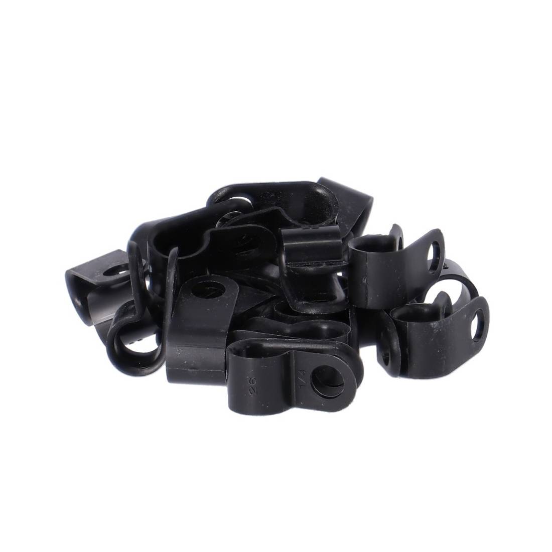 westphal Bowdenzug-Schelle 856 für 6 mm Kabel, schwarz (25er Pack)