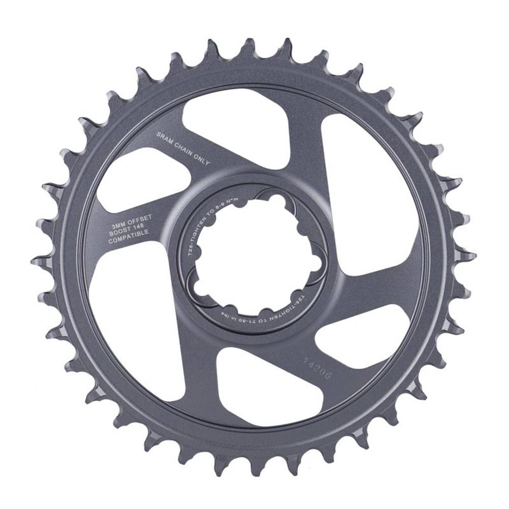SRAM Kettenblatt X-Sync2 Eagle Boost 36 Z.,Alu,offset 3mm,DM,12-f., grau