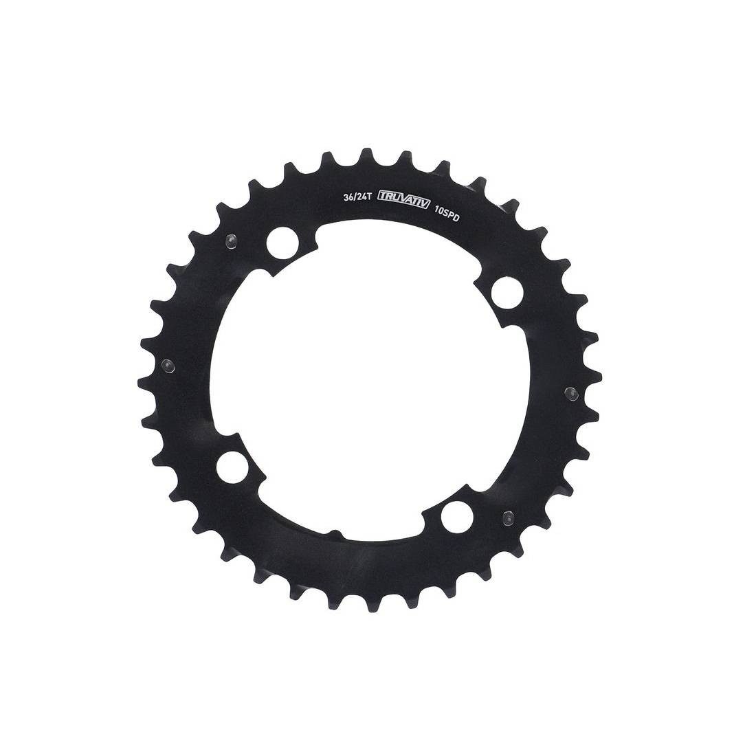 SRAM Kettenblatt MTB 36 Z. S1 2x10-fach 104mm LK,aluminium,schwarz, schwarz
