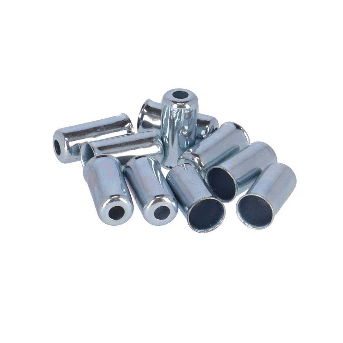 Fix Nippel Endhuelse Spirale A, Innen Ø 4,9 mm für 2,0 mm, silber (10er Pack)