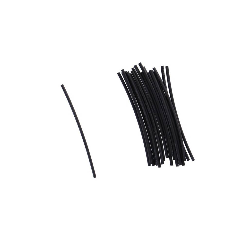 XLC Wärmeschrumpfschlauch 2,4/100mm Reduzierung von 2,4-1,2mm, schwarz (50er Pack)