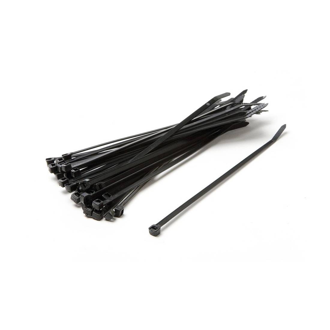 XLC Kabelbinder 2,5x200mm, schwarz (100er Pack)