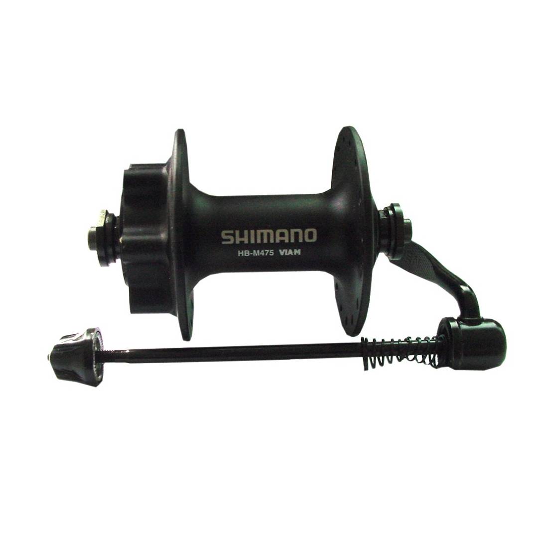 SHIMANO EHBM475AL5 Vorderrad-Nabe "HB-M475" Disc 6-Loch, 100 mm, 36 Loch, schwarz