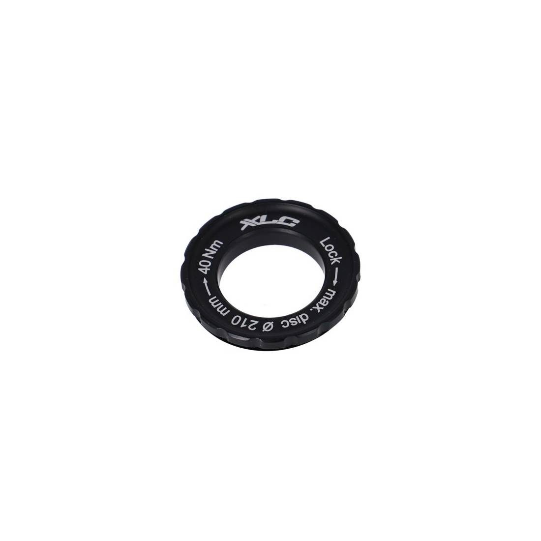 XLC Lockring für Centerlock-Adapter für 6 Loch Rotor, Thru Axle, schwarz