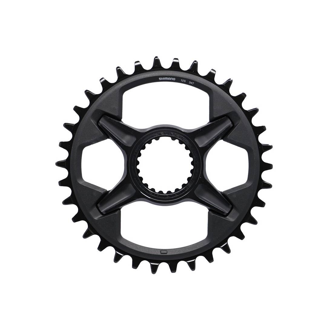 SHIMANO Kettenblatt 34 Zähne, für FCM8100 1x12, schwarz