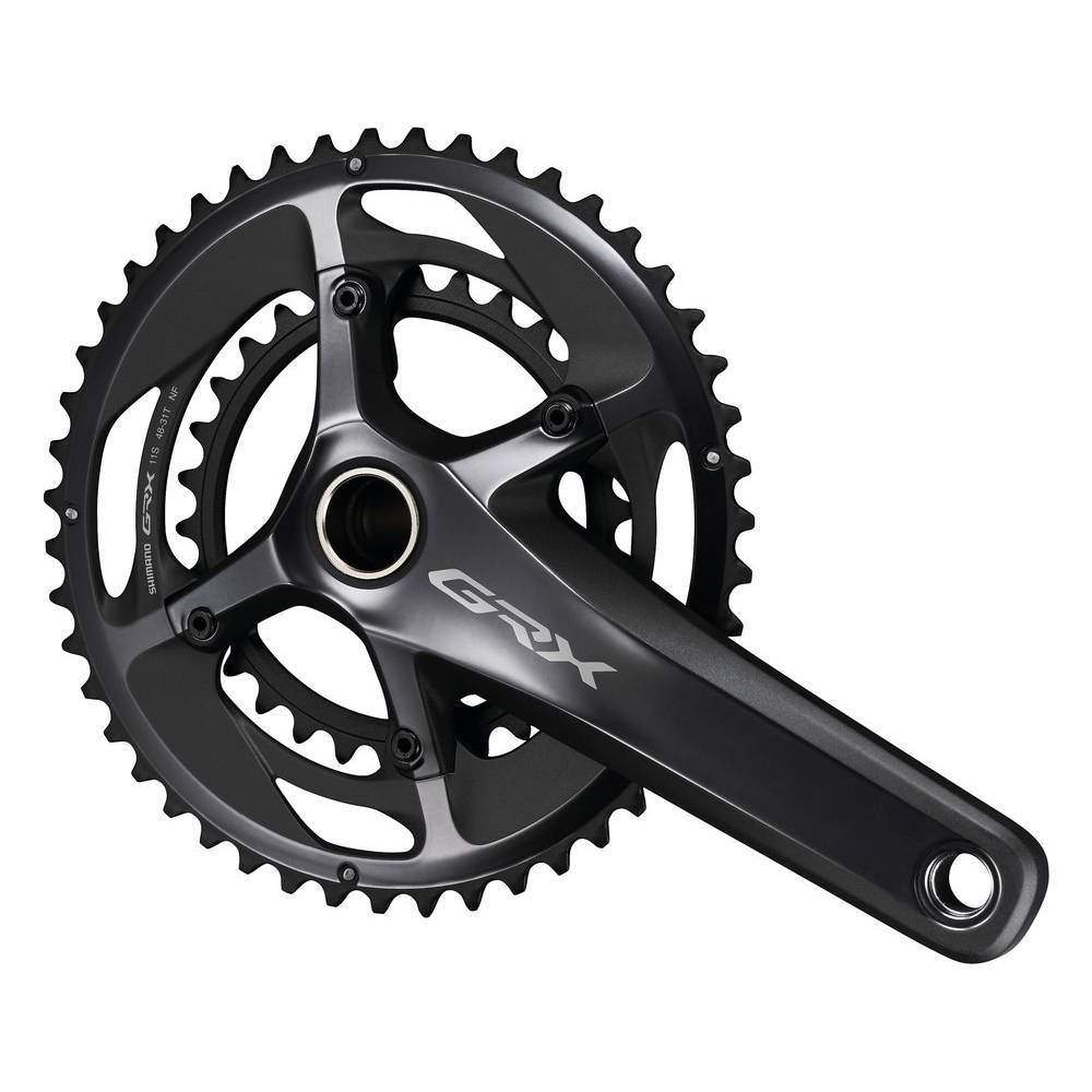 SHIMANO Kurbelgarnitur GRX 31/48 Zähne 175mm FCRX8102, 2-Piece für 11-fach (1 Set)