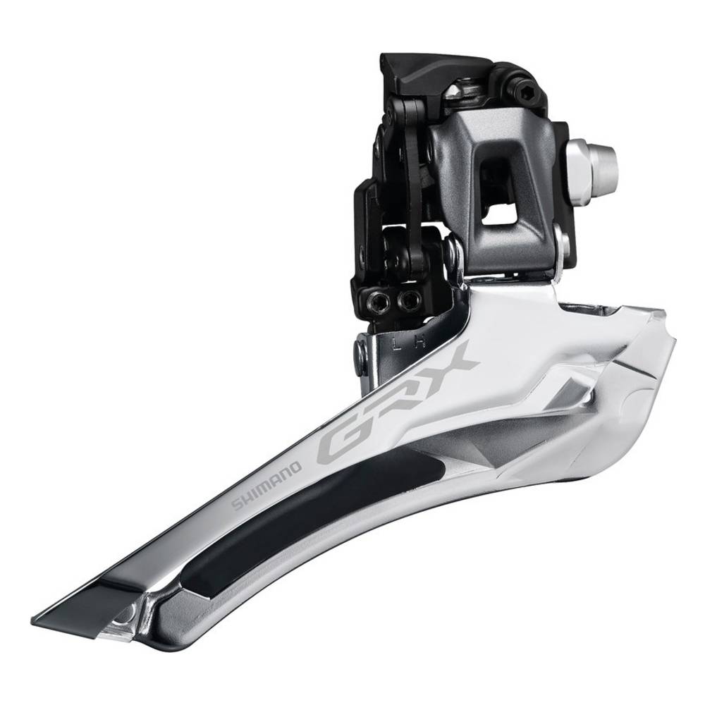 SHIMANO FD-RX810-F Umwerfer "GRX", 2x11-fach, Down-Swing, Down-Pull, Direct Mount, schwarz/silber