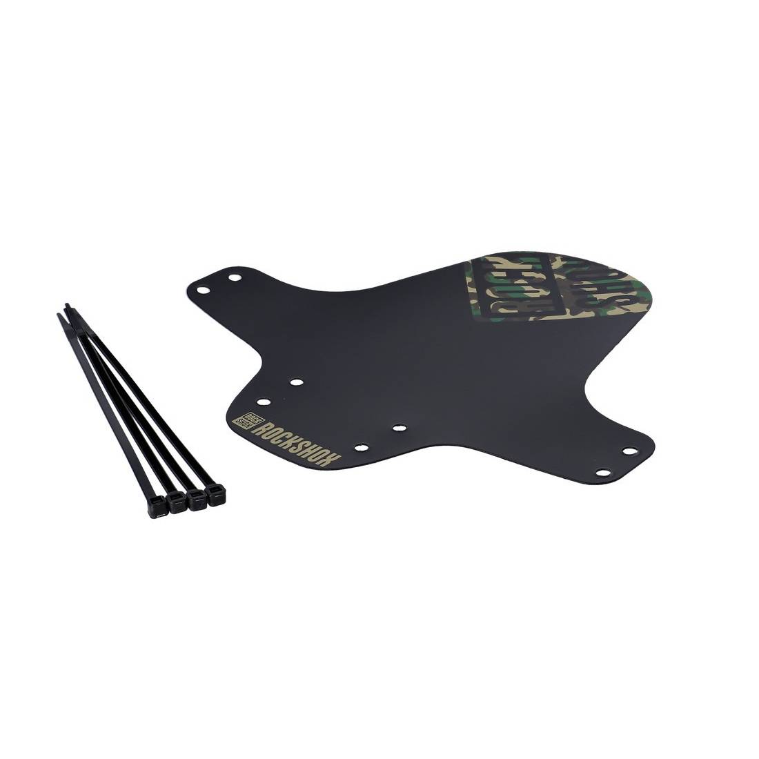 RockShox Fender MTB universal vorne 00.4318.020.020,black/green camouf.Print, schwarz