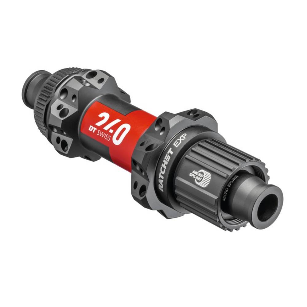 DT Swiss Hinterrad-Nabe 240 MTB Disc Brake 148mm/12mm TA Boost, 28 L., CL, Shim.12, schwarz/rot