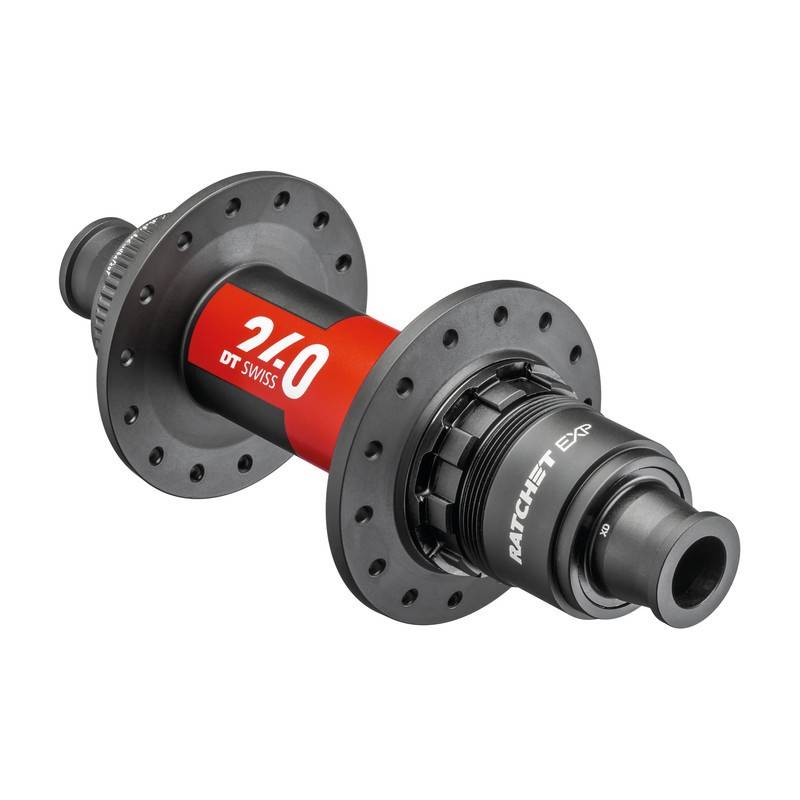 DT Swiss Hinterrad-Nabe 240 MTB Disc Brake 142mm/12mm TA, 28 L., CL, Sram XD, schwarz