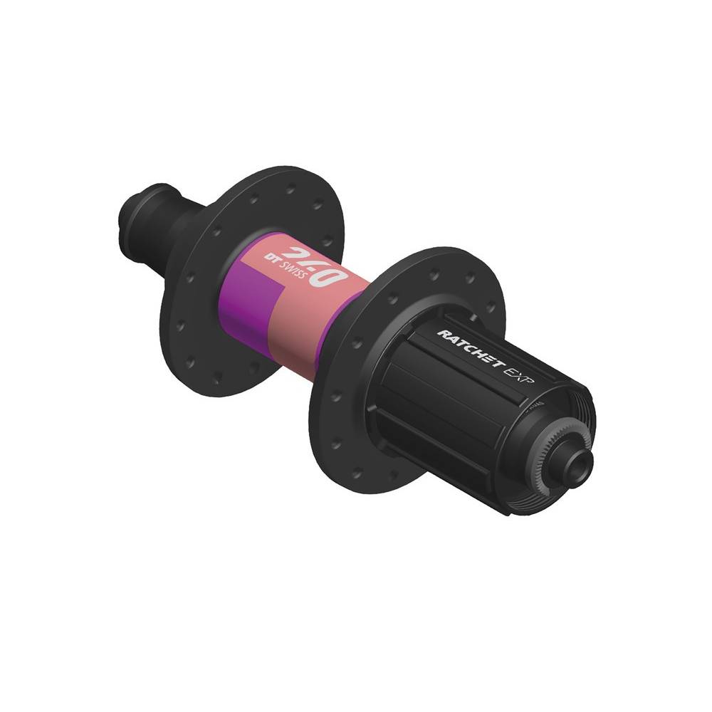 DT Swiss Hinterrad-Nabe 240 Road non disc 130mm/5mm QR, 24 Loch, Shim. RD 11SP, schwarz/rot