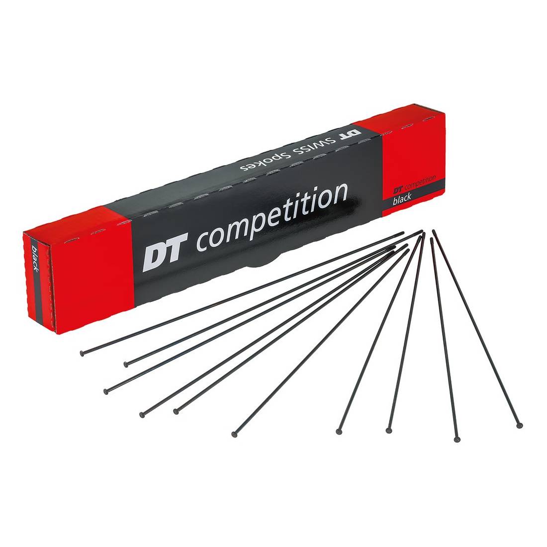 DT Swiss Speichen DT Swiss 2.0x1.8x2.0x272mm, Compet., Straight Pull, schwarz (100er Pack)