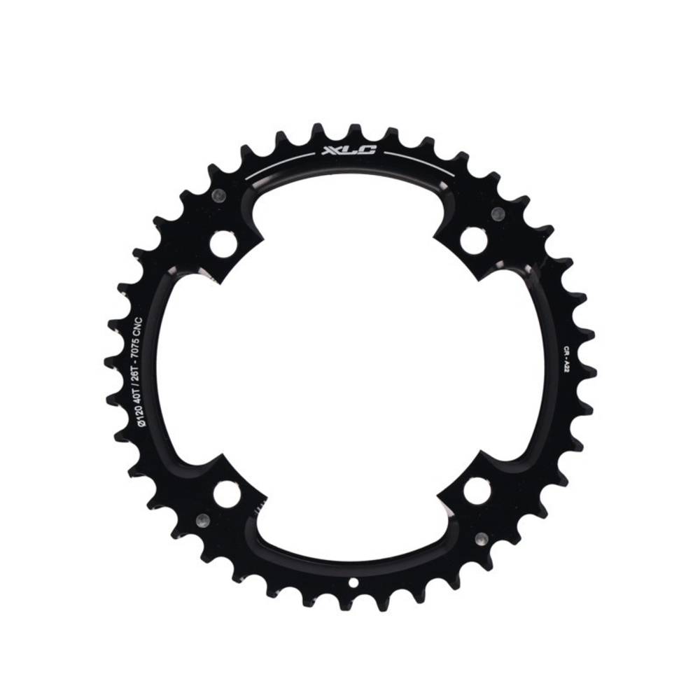 XLC Kettenblatt CR-A22 Sram 2x10 speed, Ø120mm, 40Z, schwarz