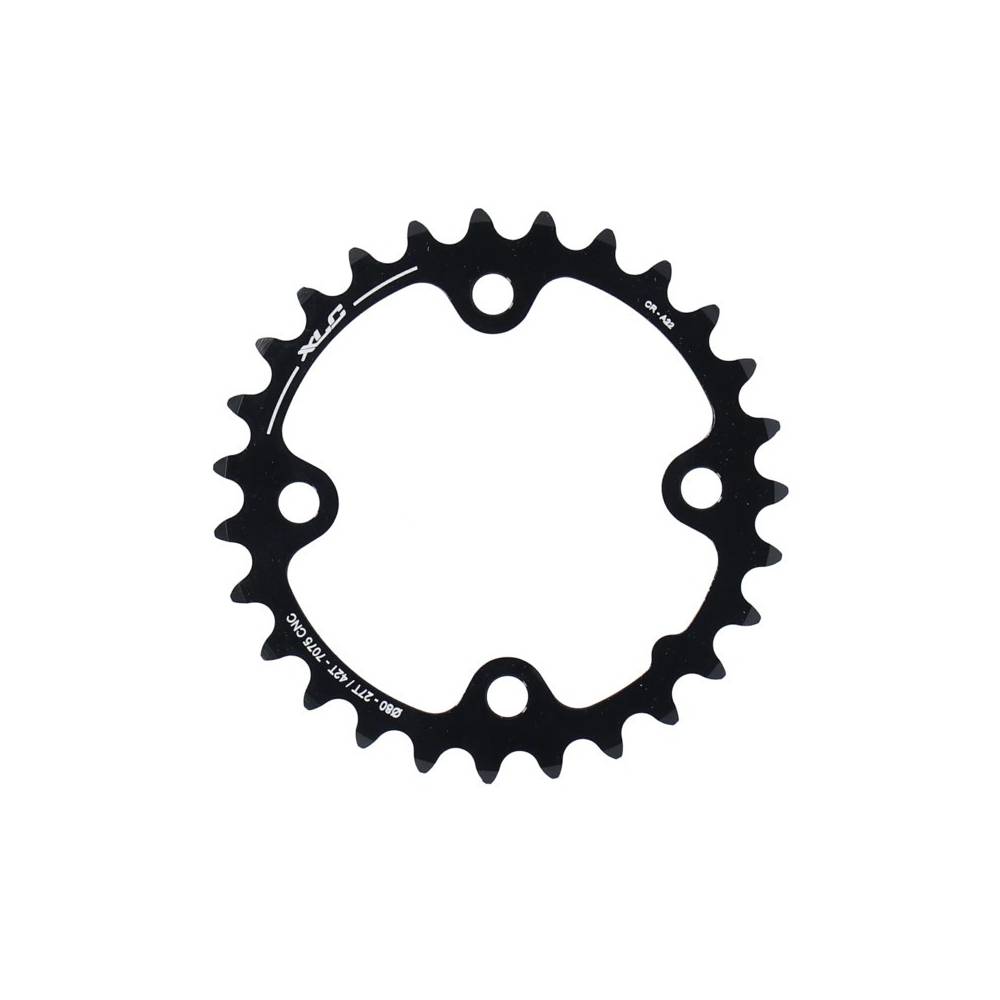 XLC Kettenblatt CR-A22 Sram 2x10 speed, Ø80mm, 27Z., schwarz