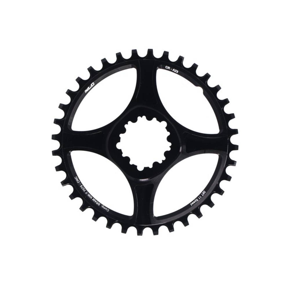 XLC Kettenblatt, 36 Zähne, GXP direct mount, schwarz (1 Stück)