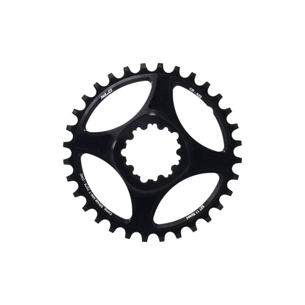 XLC Kettenblatt, 32 Zähne, GXP direct mount, schwarz (1 Stück)
