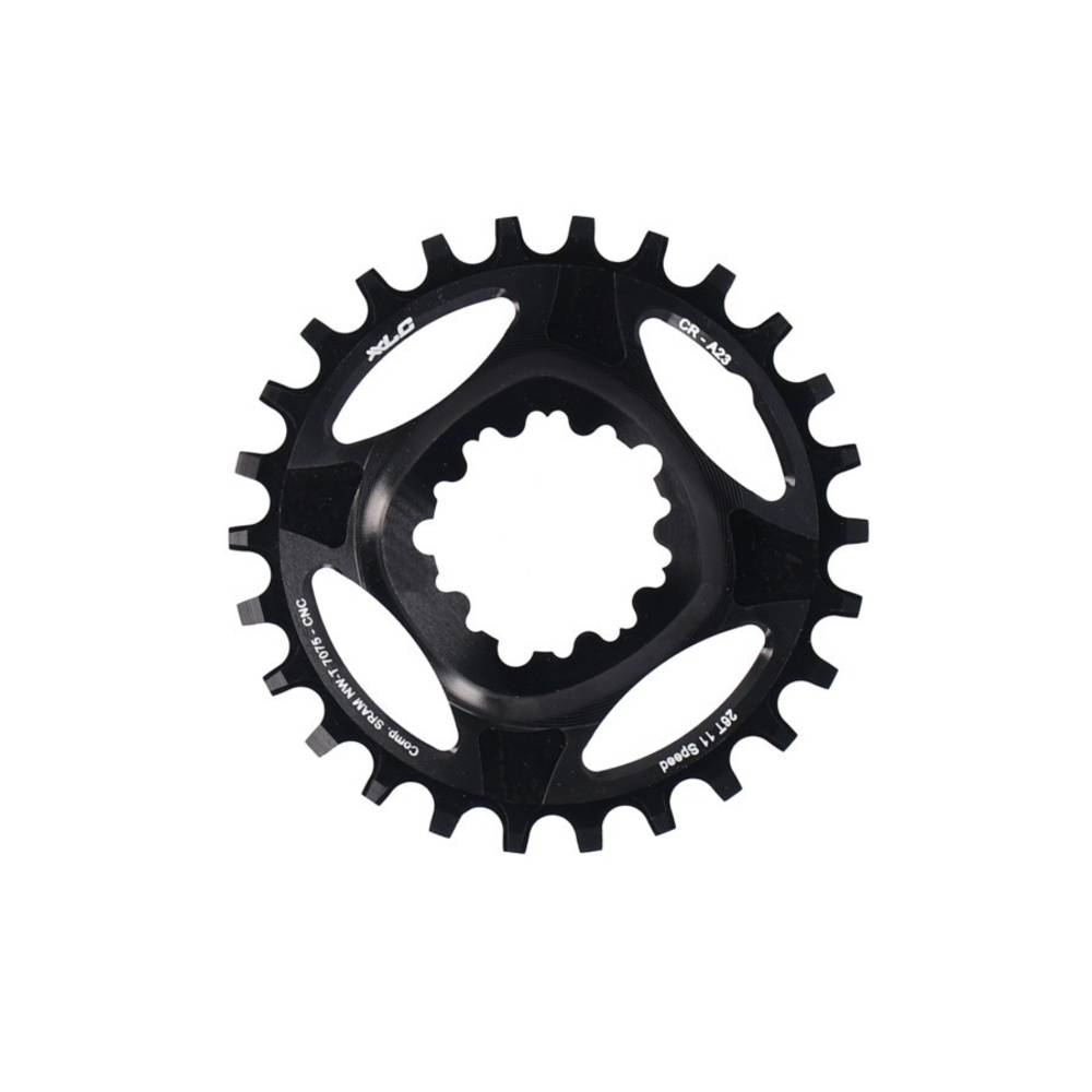 XLC Kettenblatt, 26 Zähne, GXP direct mount, schwarz (1 Stück)