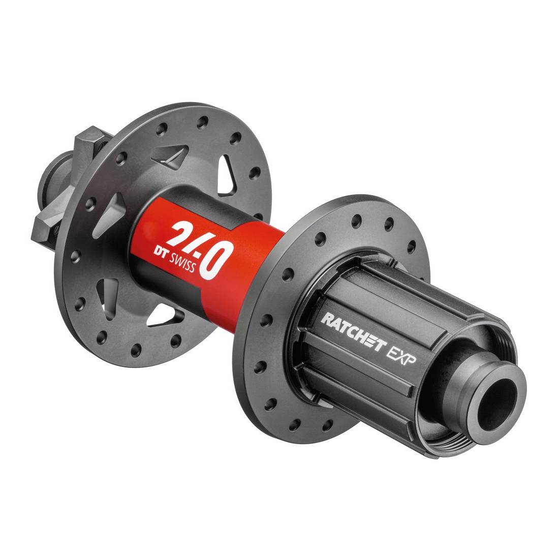 DT Swiss Hinterrad-Nabe 240 EXP MTB Disc Brake 150/12 TA, 28 L., IS 6 -bolt, Shim.Light, schwarz