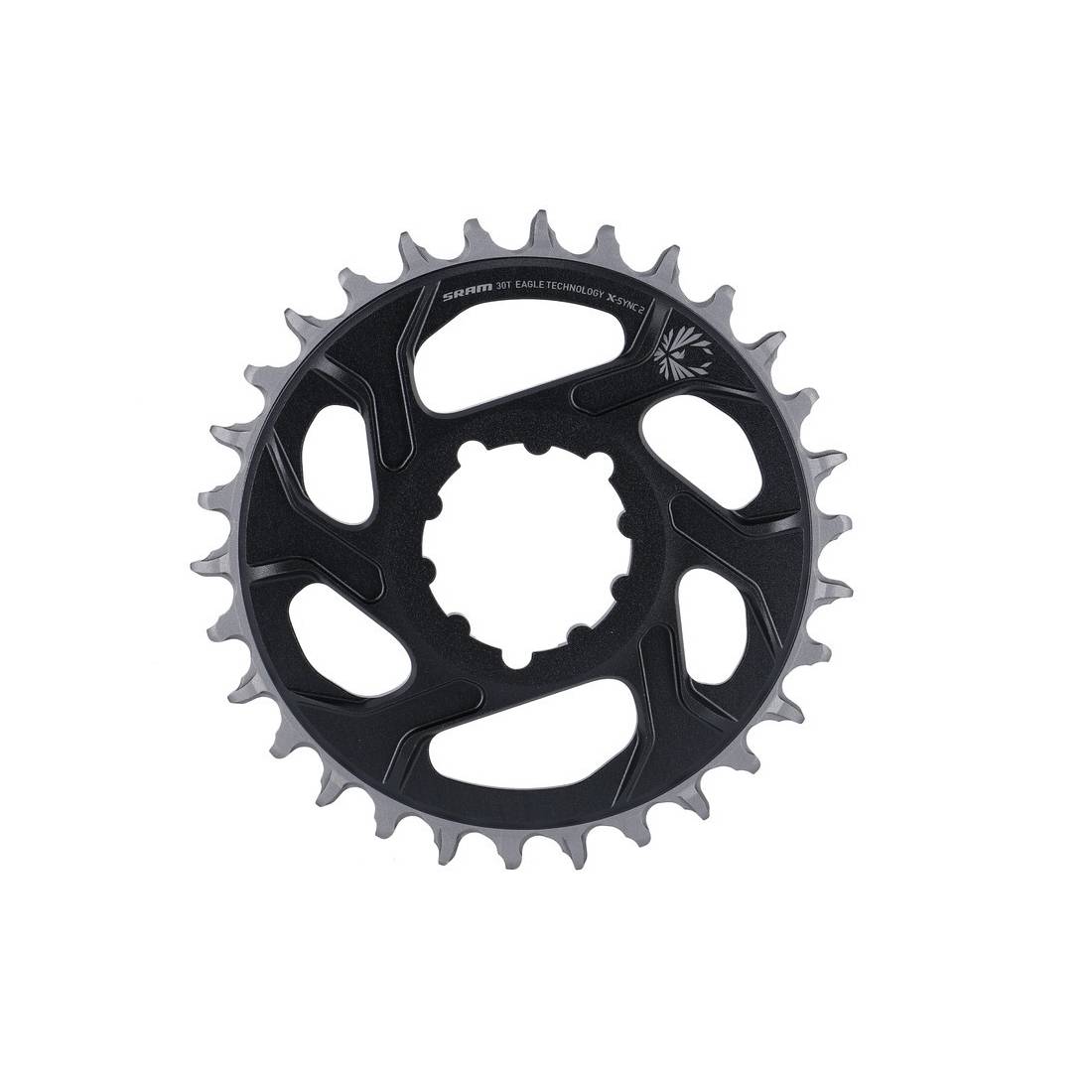 SRAM 11.6218.047.005 Kettenblatt "X-Sync 2 Eagle" Boost DM, 30 Zähne, Alu, 3 mm Offset, grau/schwarz