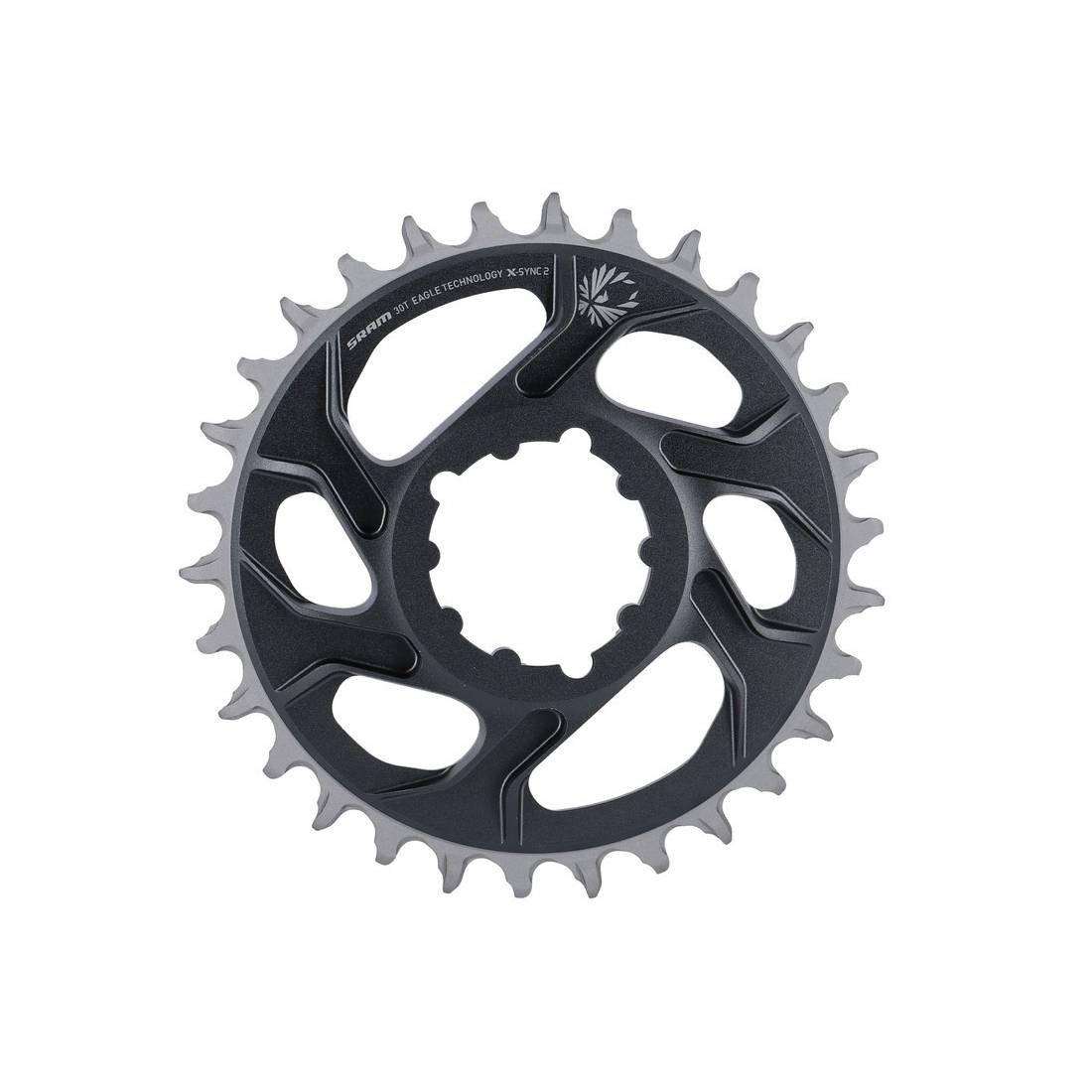 SRAM Kettenblatt X-Sync 2 Eagle DM 30Z,grau,alu,6mm Offset,11.6218.047.001, grau