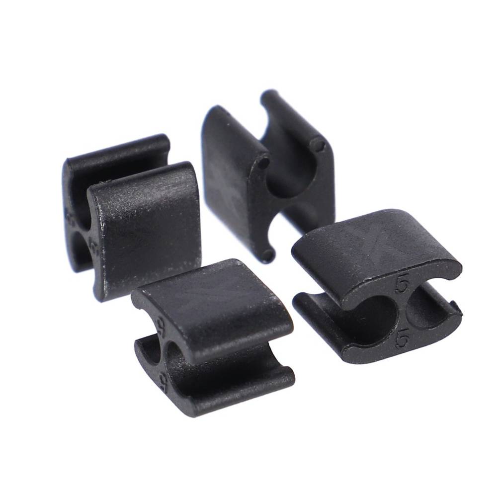 XLC Kabelclip BR-X122 Ø5mm Kabel, Ø5mm Aussenhülle, schwarz (30er Pack)