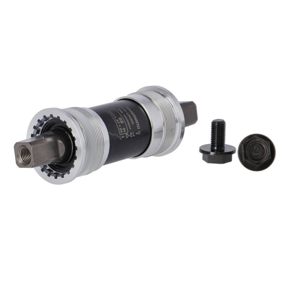 SHIMANO Kompaktinnenlager 68/127mm BBUN300 BSA 4-Kant, silber/schwarz