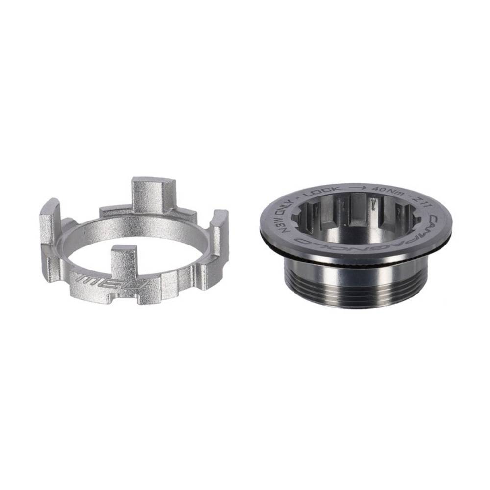 Campagnolo Adapter Kit AC21-N3W + Verschlussring ab 11 Z, grau (1 Set)