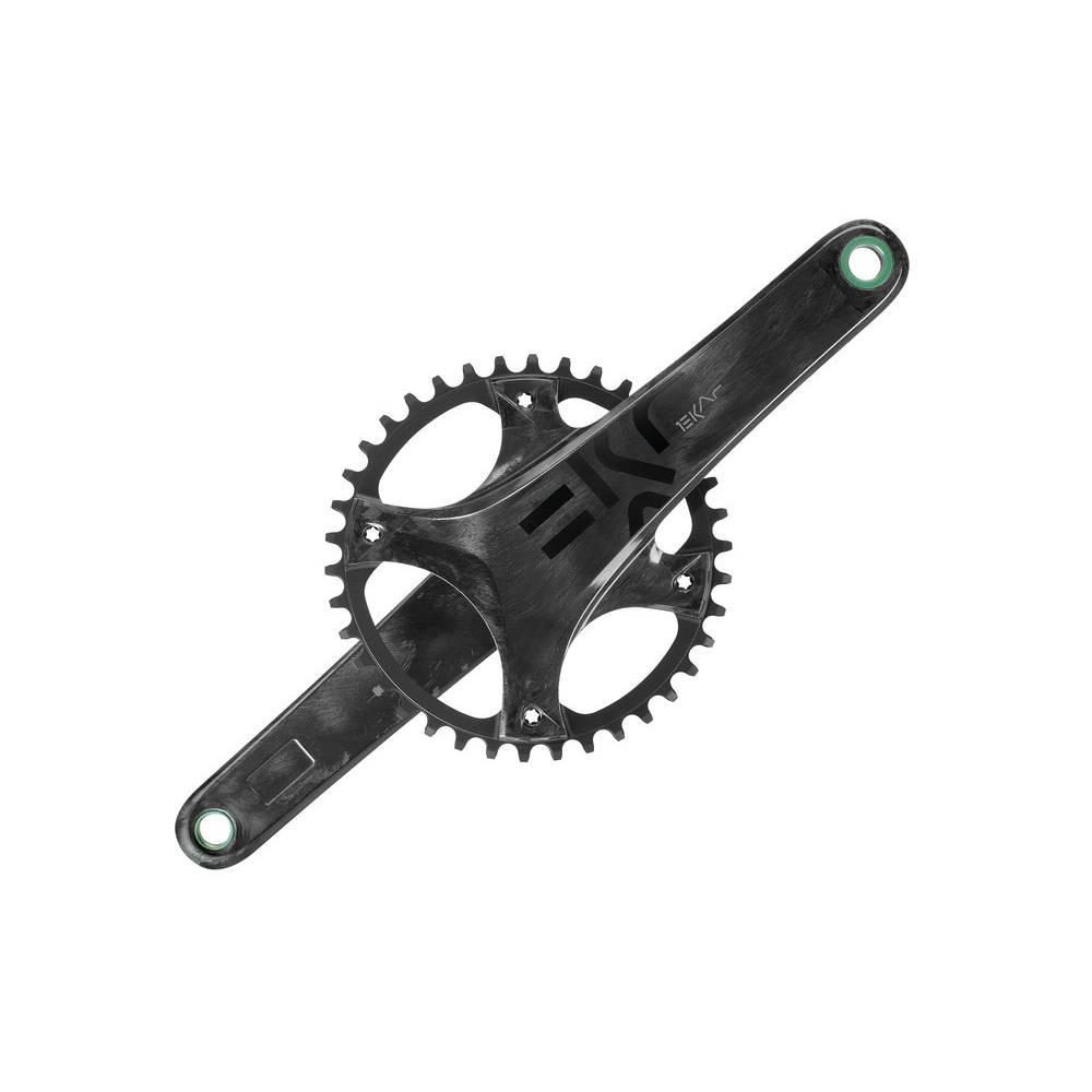 Campagnolo Kurbelgarnitur Ekar 13s FC21-EK1324 44Z 172,5 mm,nur für IC21+OC21, schwarz (1 Set)