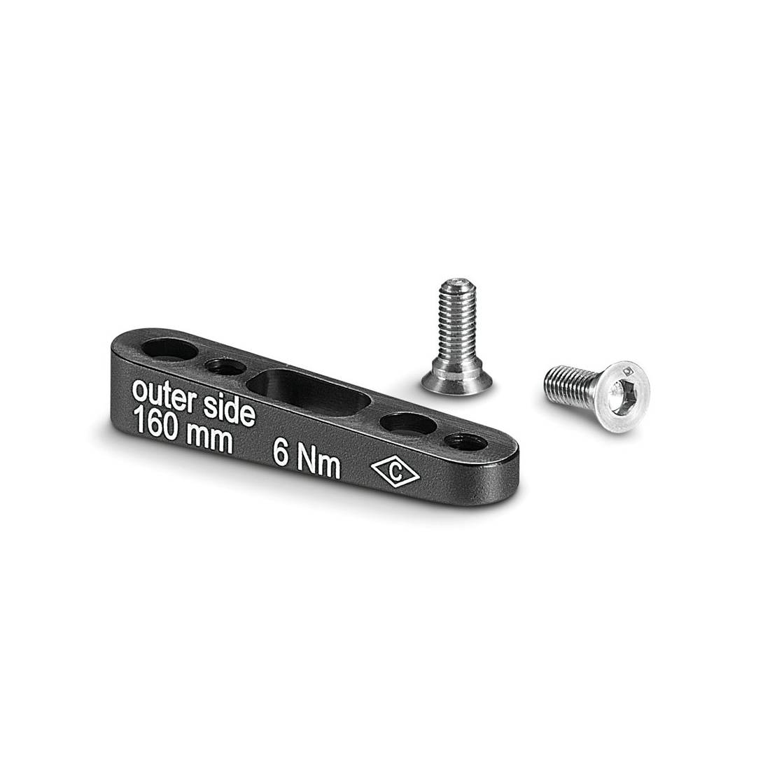 Campagnolo HR-Zange Adapter AC21-DBADR+2Schrauben,+2SchraubenKettstr, schwarz