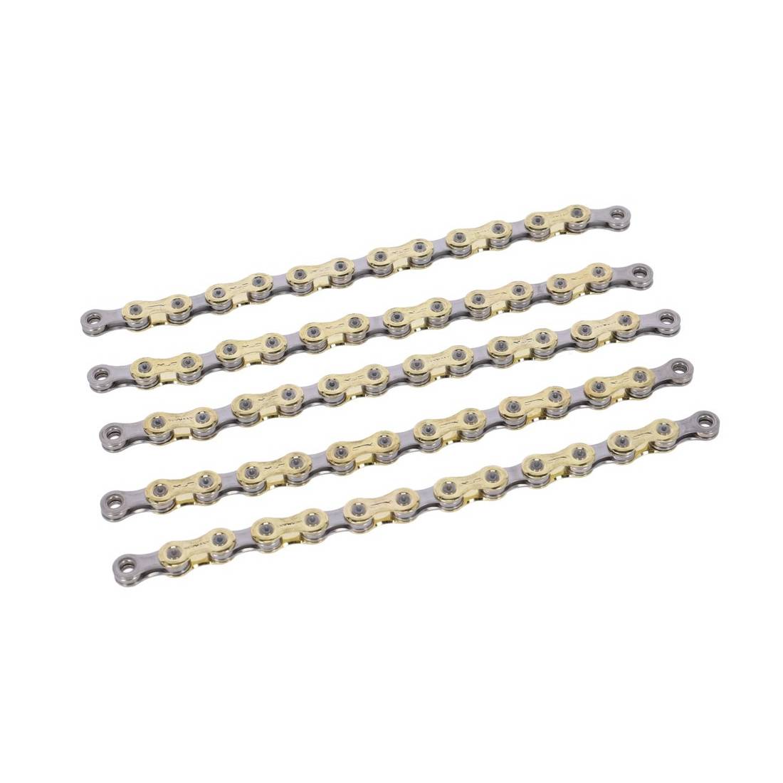 XLC Kette CC-C05, 1/2 x 11/128, 118 Glieder, 11-fach, gold/silber