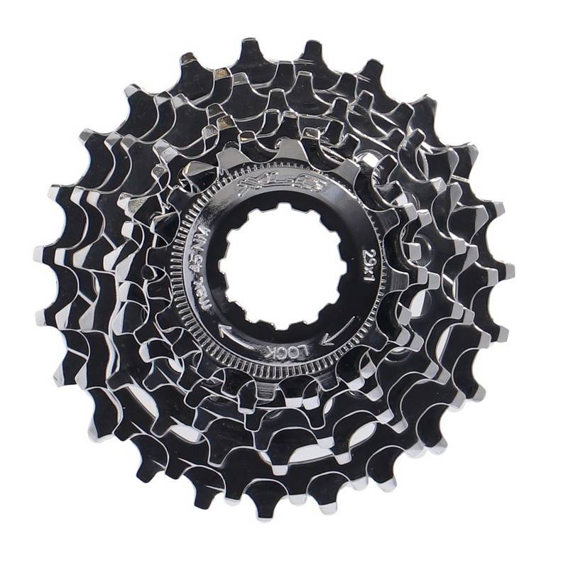 XLC Zahnkranz-Kassette, 8-fach (16-17-18-19-20-21-22-25), Shimano/SRAM, silber