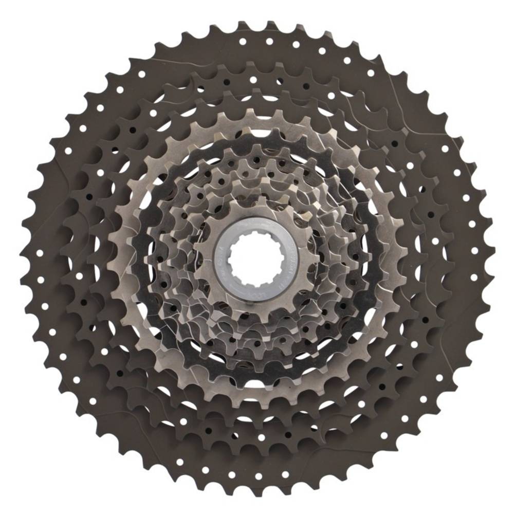 XLC Zahnkranz-Kassette, 12-fach (11-13-15-17-19-21-24-28-32-36-42-51), Shimano/SRAM, silber/grau