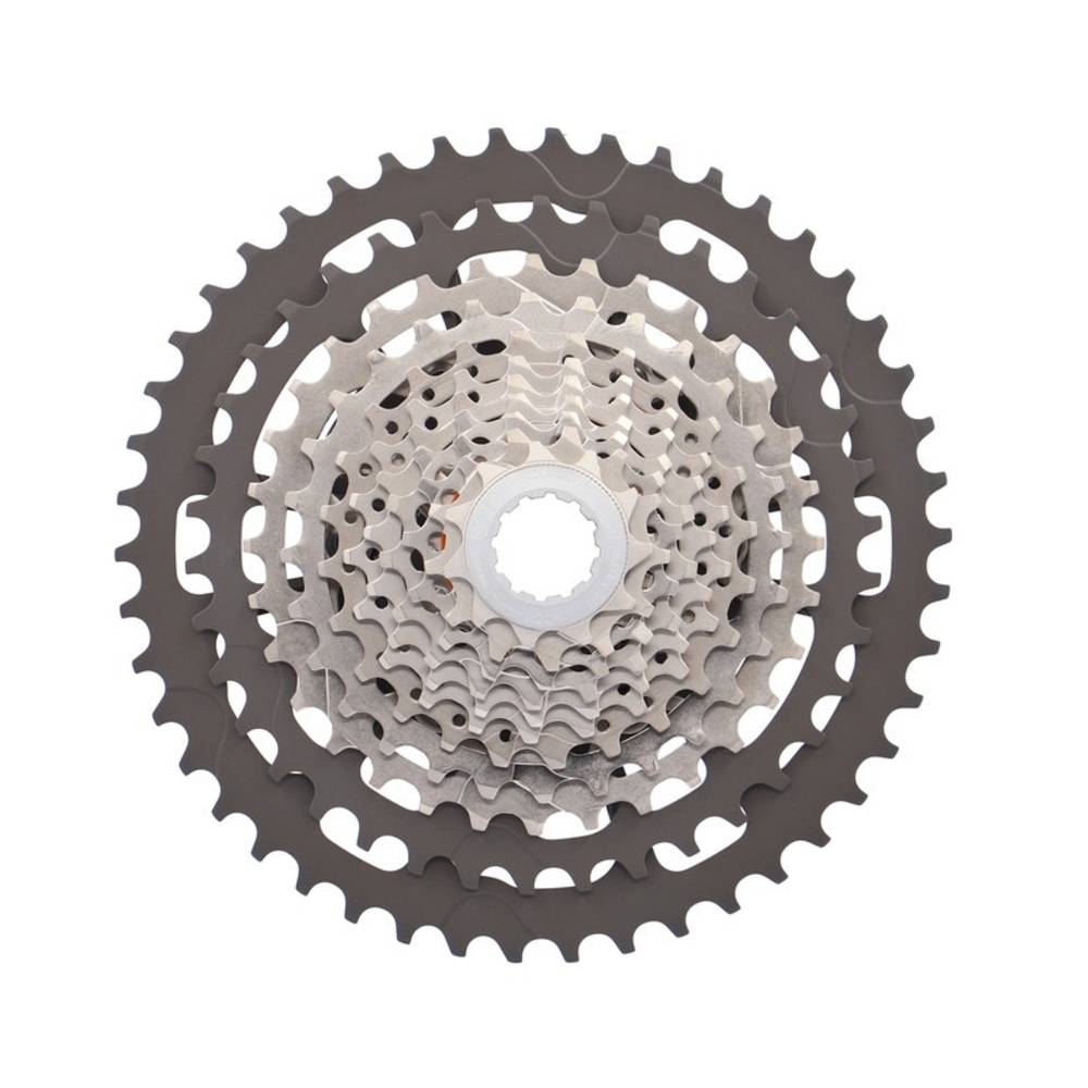 XLC Zahnkranz-Kassette, 11-fach (11-13-15-17-19-21-24-28-32-38-46), Shimano/SRAM, silber