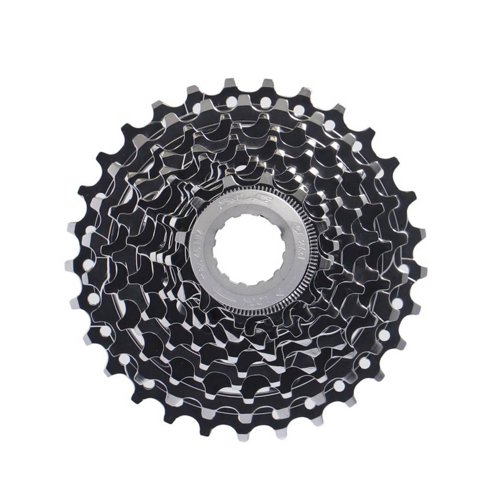 XLC Zahnkranz-Kassette, 10-fach (12-13-14-15-16-17-18-19-21-23), Shimano/SRAM, grausilber