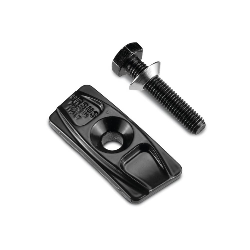 URSUS Ständer Adapterplatte für Zweibeinständer, Schraube M10x75, schwarz