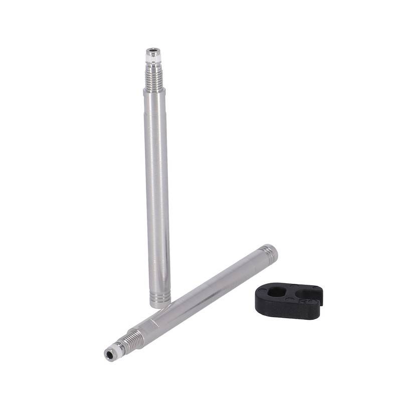 Continental Ventilverlängerung Conti 60 mm, Aluminium, silber, 2-teilig (1 Set)