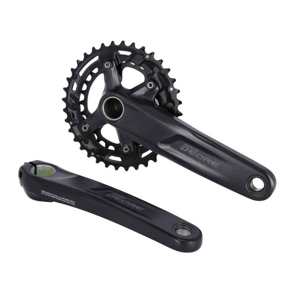 SHIMANO FC-M5100-2 Deore Kurbelgarnitur, 11-fach, 36/26 Zähne, 175 mm, schwarz, 2-teilig (1 Set)