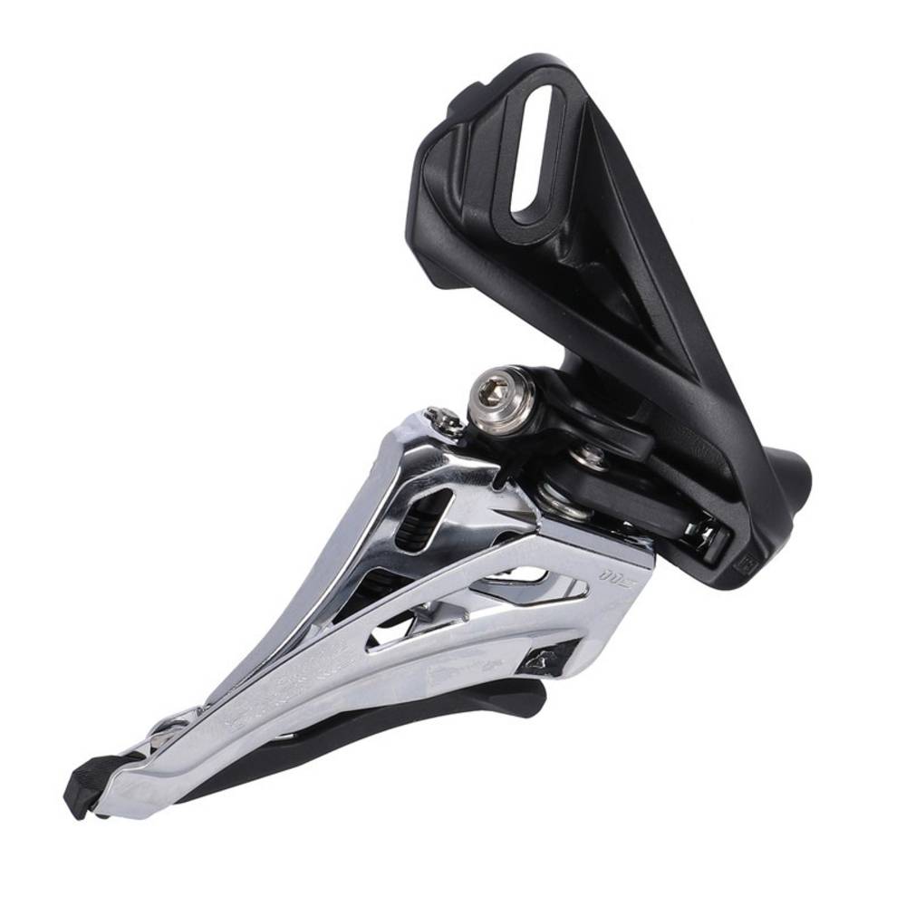 SHIMANO FD-M5100-D Umwerfer "DEORE", 2x11-fach, Direct Mount, Side Swing, 64 - 69°, schwarz/silber