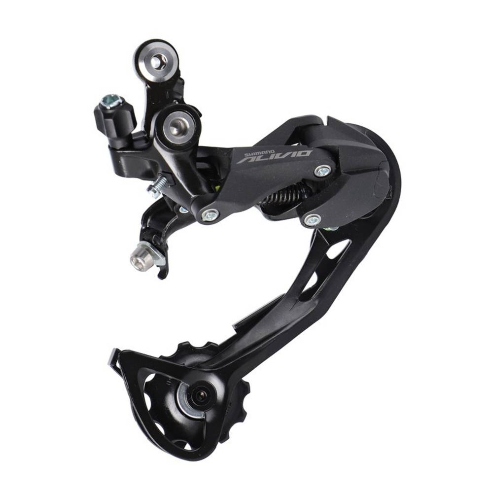 SHIMANO Schaltwerk Alivio RD-M3100GS 9-fach Shadow, silber/schwarz,, schwarz