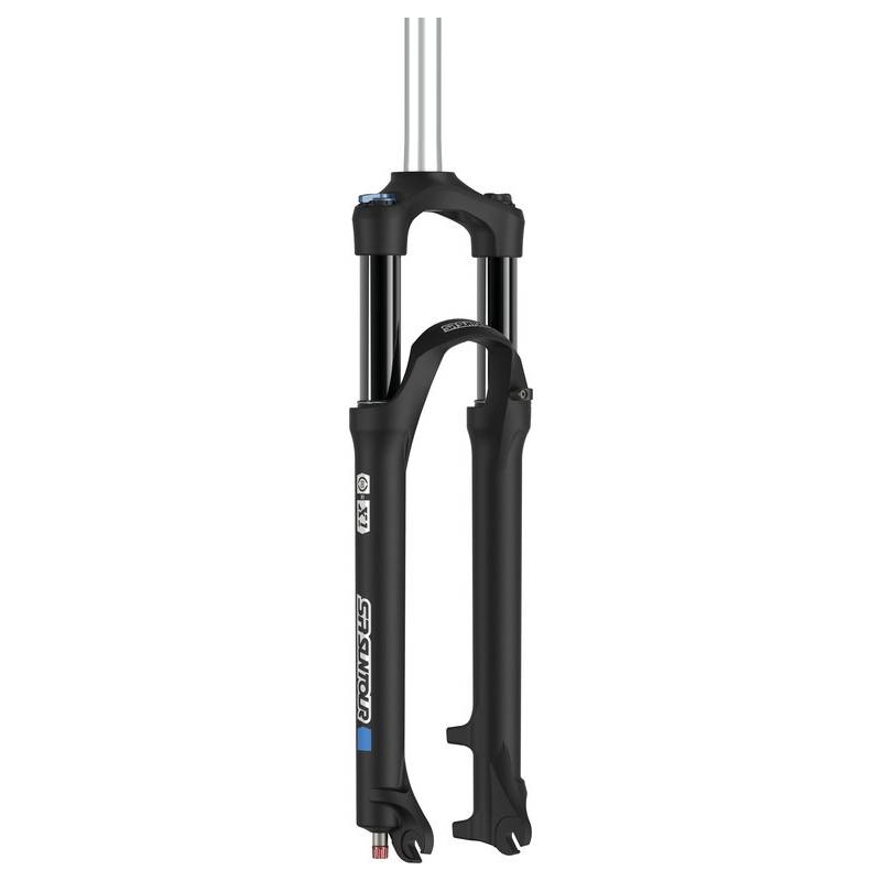 SR Suntour Federgabel SR SF22 X1 Coil RLR 27.5", Taper SL 272 mm 120mm, schwarz matt