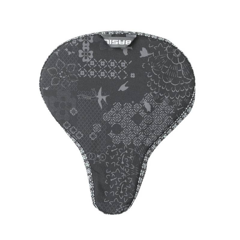 Basil Sattelüberzug "Boheme saddle cover", charcoal