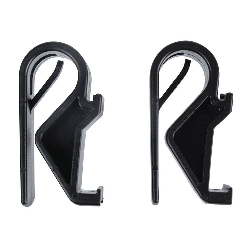 Basil Haken Hook-On-System Sports, für Ø 10-12mm, schwarz (2er Pack)