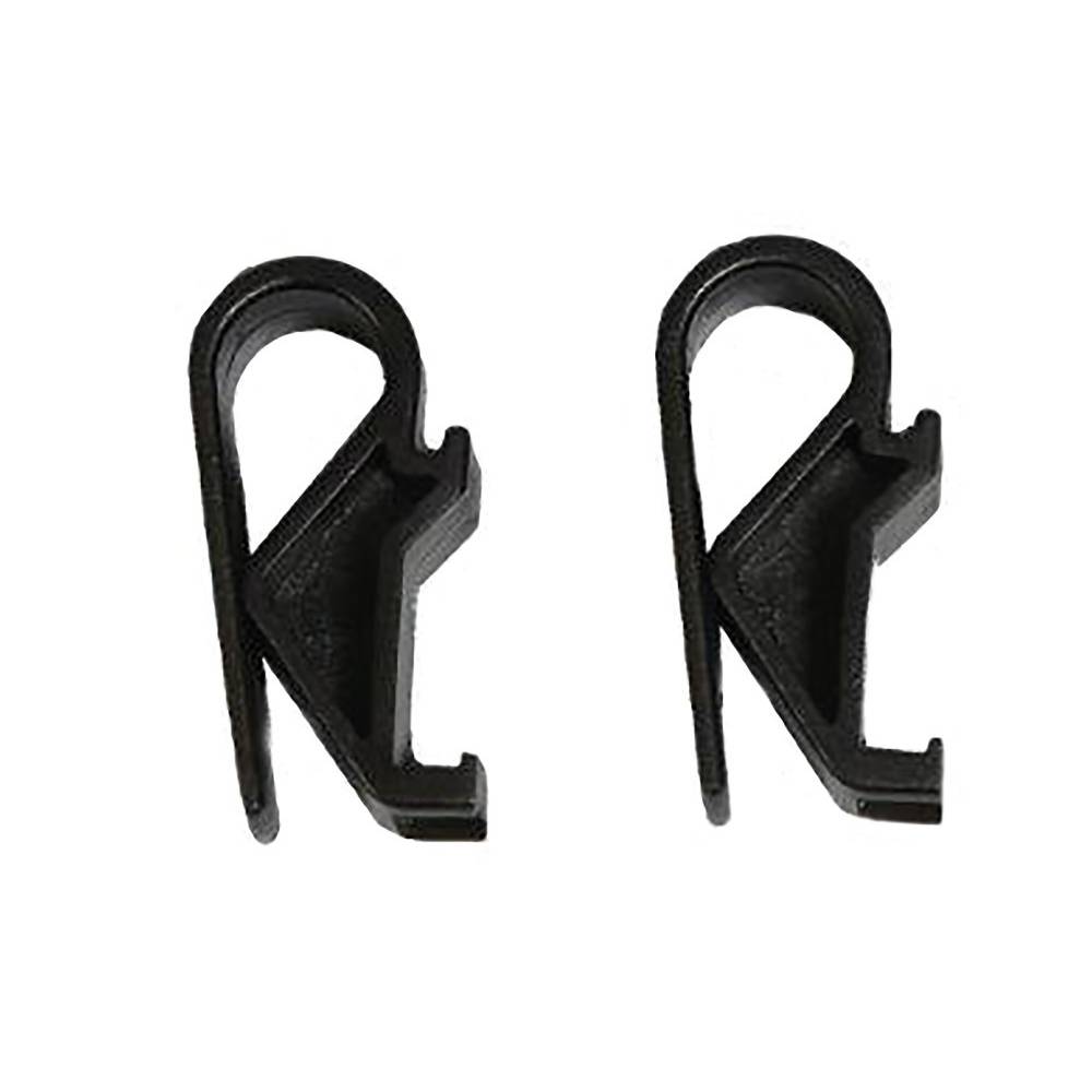 Basil Haken Hook-On-System, für Ø 16mm, schwarz (2er Pack)