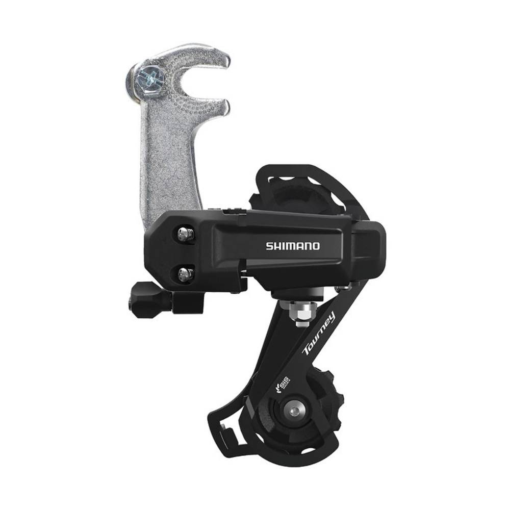 SHIMANO Schaltwerk Tourney RD-TY200 6/7 fach, mit Adapter, kurzer Käfig, schwarz/silber