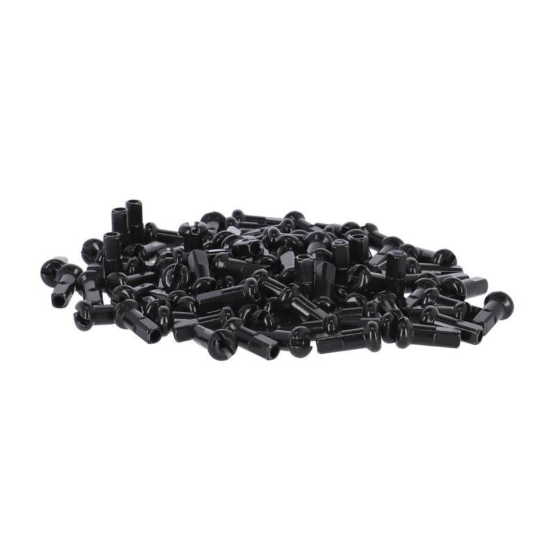 DT Swiss Nippel Pro Lock 1.8 x 14 Messing vernickelt, schwarz (100er Pack)