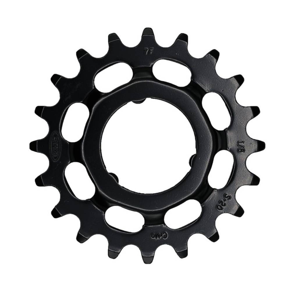 KMC Antriebsritzel E-Bike für Shimano 1/2" x 1/8", 20 Zähne,, schwarz