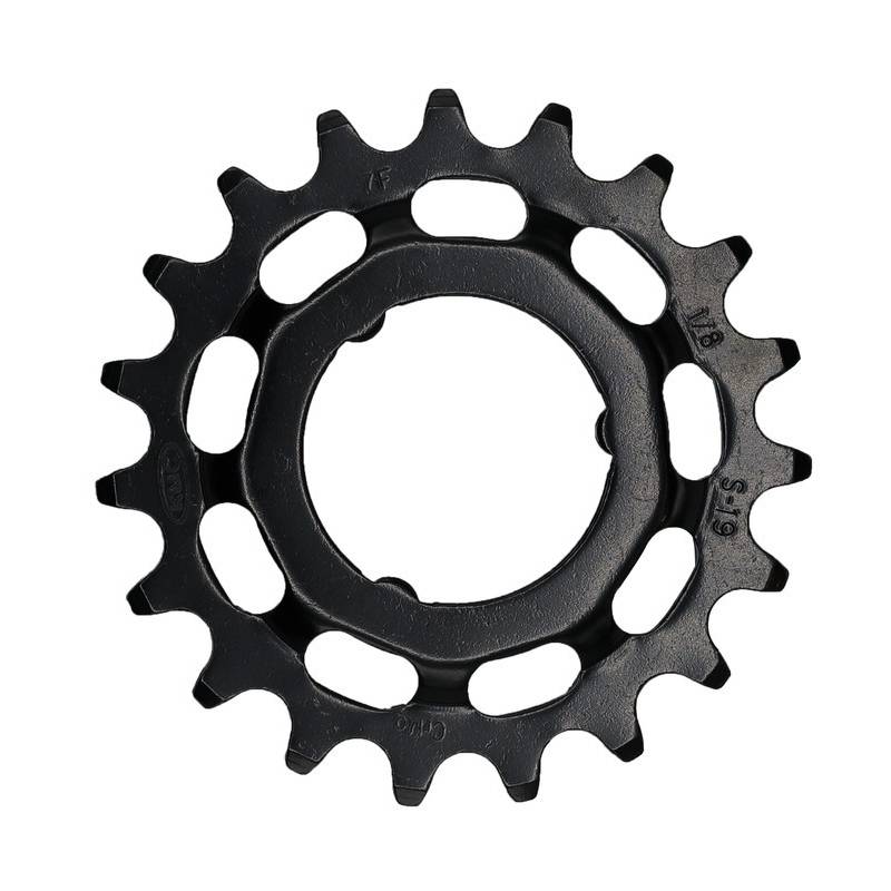 KMC Antriebsritzel E-Bike für Shimano Wide 1/2" x 1/8", 19 Zähne, schwarz