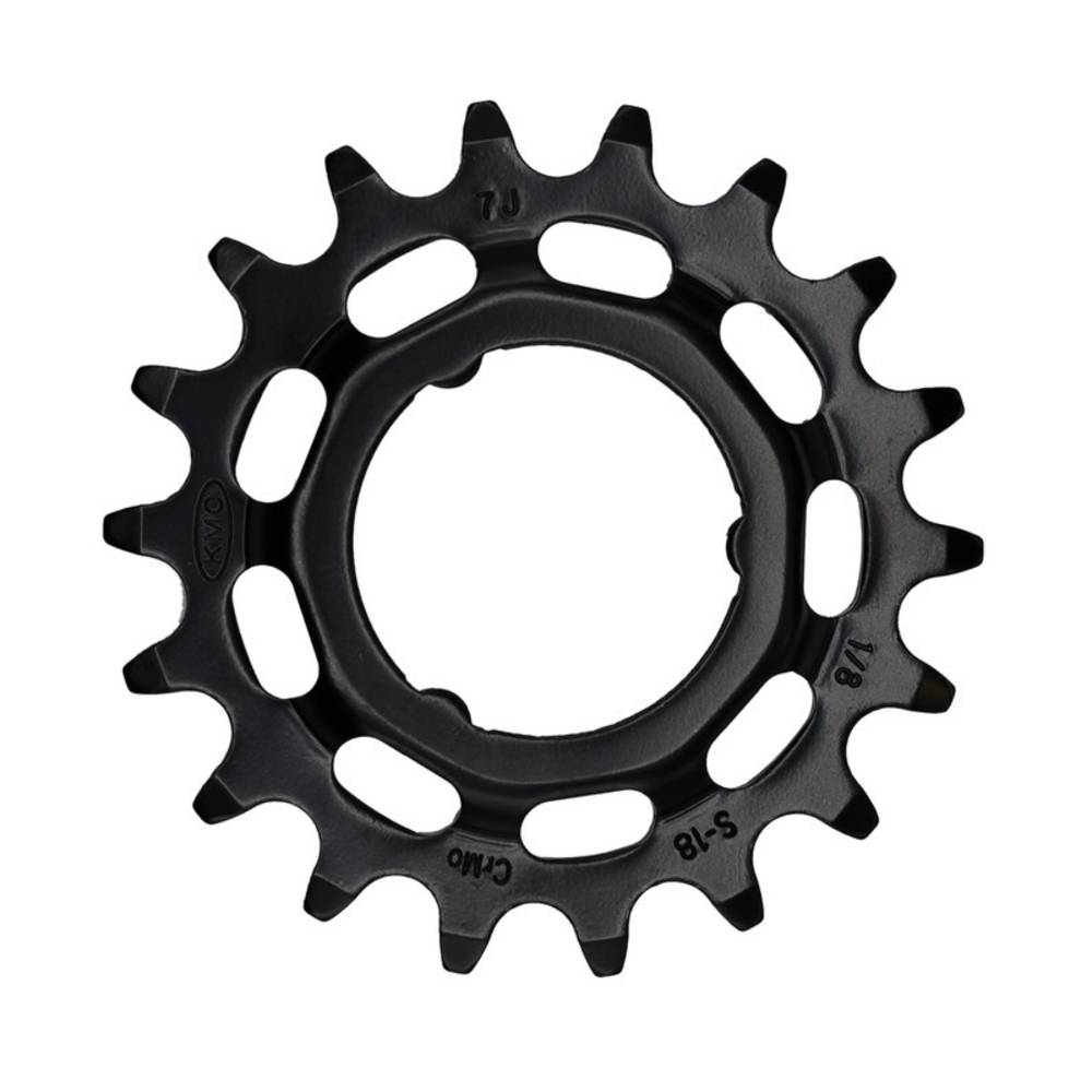 KMC Antriebsritzel E-Bike für Shimano Wide 1/2" x 1/8", 18 Zähne, schwarz